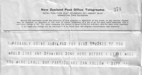 Figure 1 Daff telegram